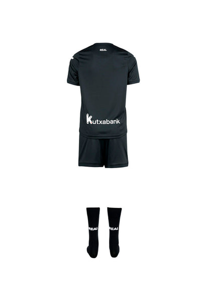 Conjunto Real Sociedad Segunda Equipación 2026-2027 Niño BLACK
