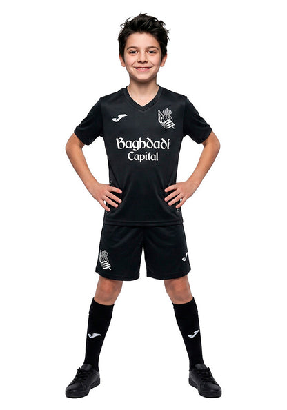 Conjunto Real Sociedad Segunda Equipación 2026-2027 Niño BLACK