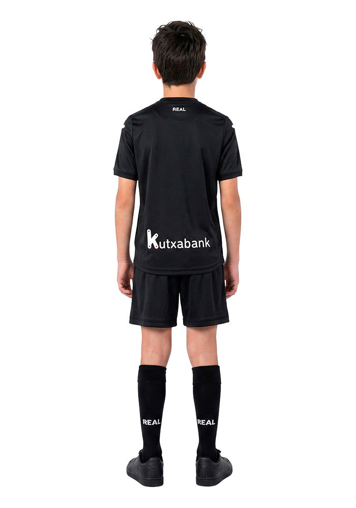Conjunto Real Sociedad Segunda Equipación 2026-2027 Niño BLACK