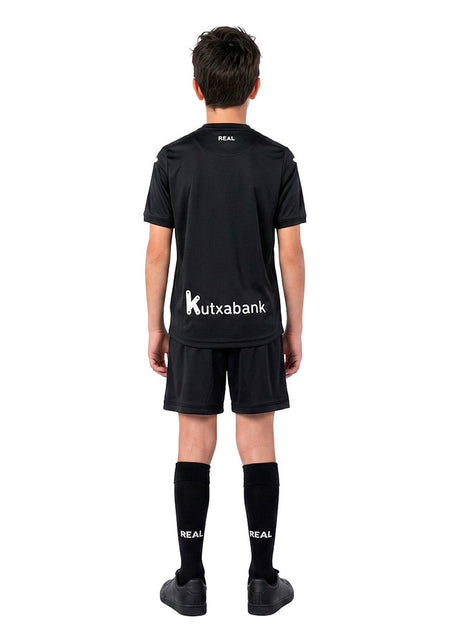 Conjunto Real Sociedad Segunda Equipación 2026-2027 Niño BLACK