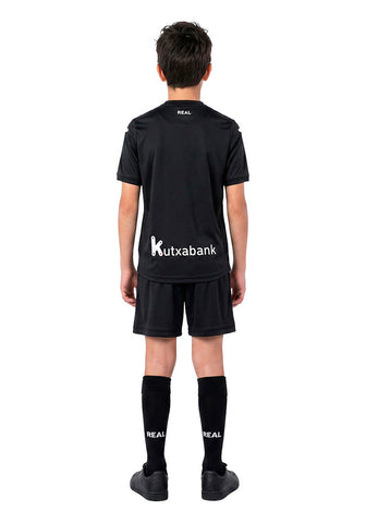 Conjunto Real Sociedad Segunda Equipación 2026-2027 Niño BLACK