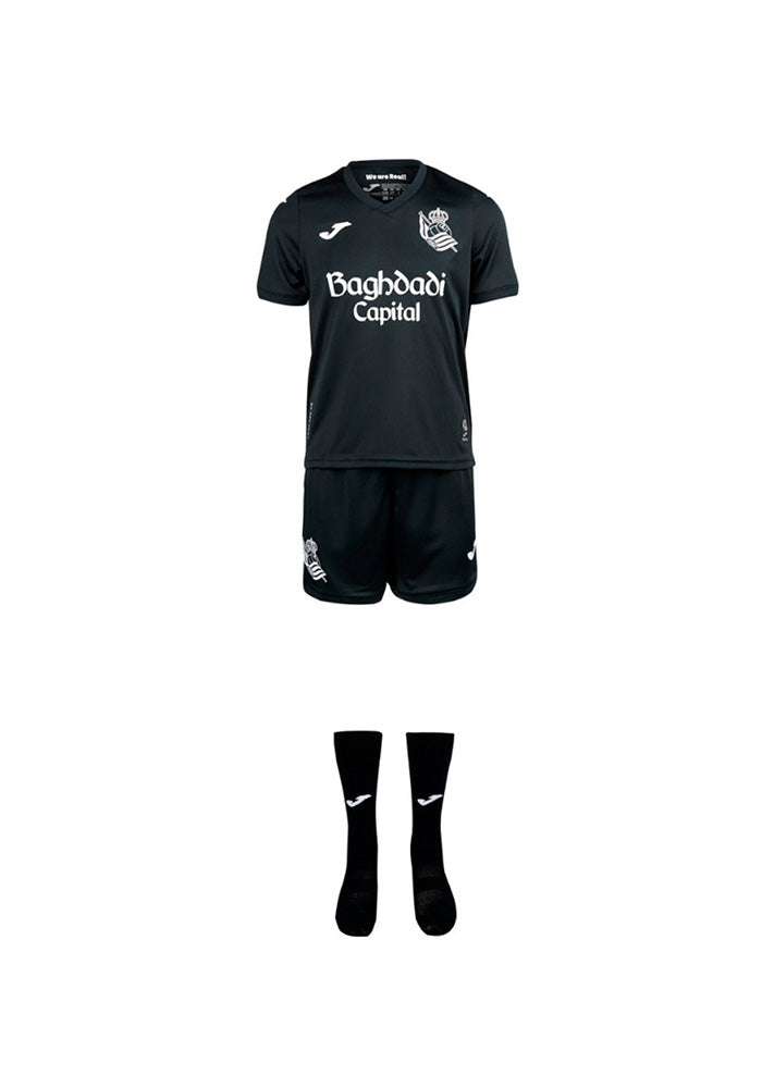 Conjunto Real Sociedad Segunda Equipación 2026-2027 Niño BLACK