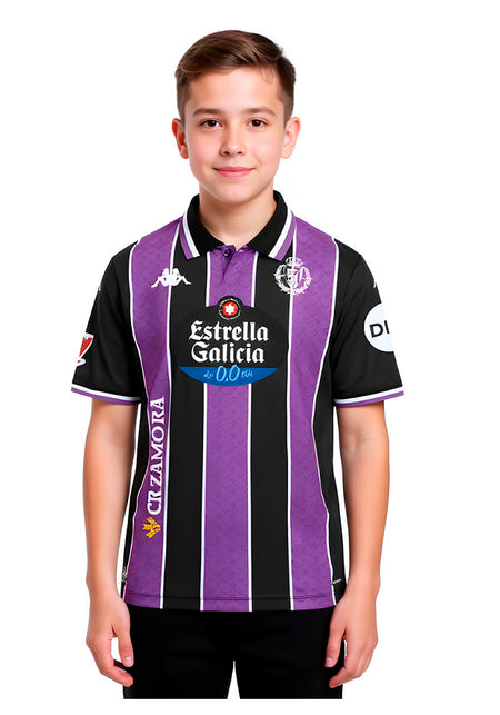 Camiseta Real Valladolid Segunda Equipación 2025-2026 Niño