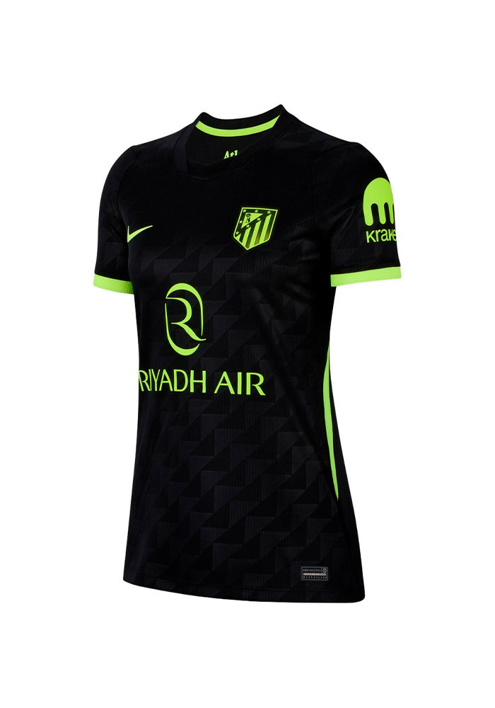 Camiseta Atlético de Madrid Segunda Equipación 2026-2027 Mujer BLACK
