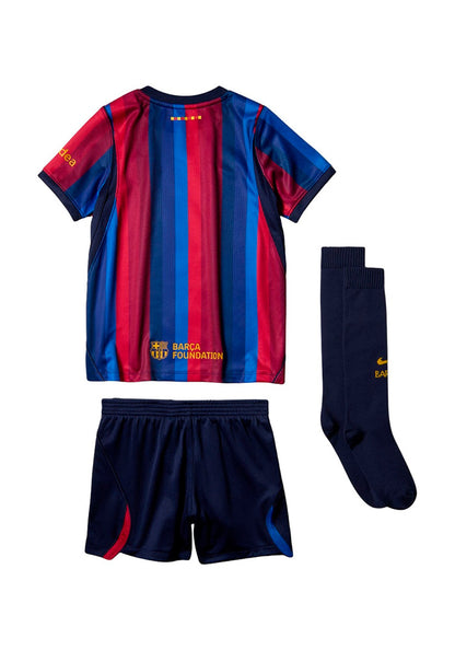 FC Barcelona Home Kit Set 2026-2027 Kids Garnet