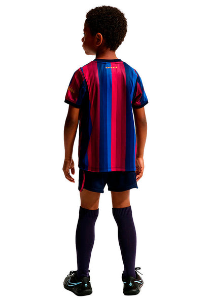 FC Barcelona Home Kit Set 2026-2027 Kids Garnet