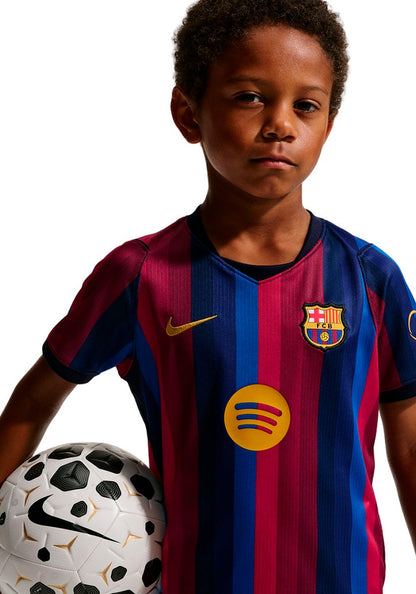 FC Barcelona Home Kit Set 2026-2027 Kids Garnet