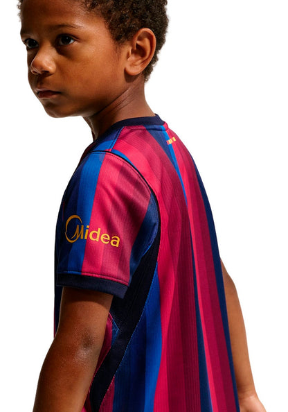 FC Barcelona Home Kit Set 2026-2027 Kids Garnet