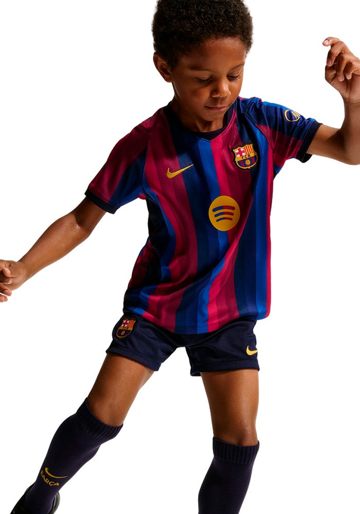 FC Barcelona Home Kit Set 2026-2027 Kids Garnet