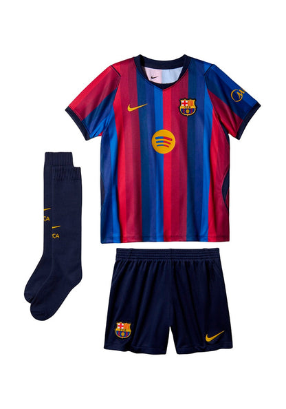 FC Barcelona Home Kit Set 2026-2027 Kids Garnet