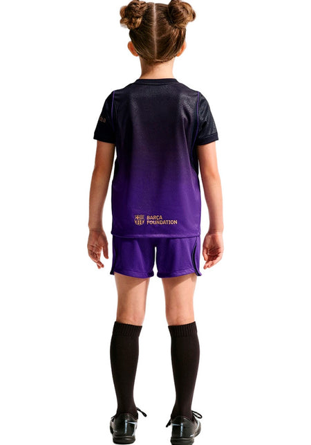 Conjunto Fc Barcelona Segunda Equipación x Kobe 2026-2027 Niño PURPLE