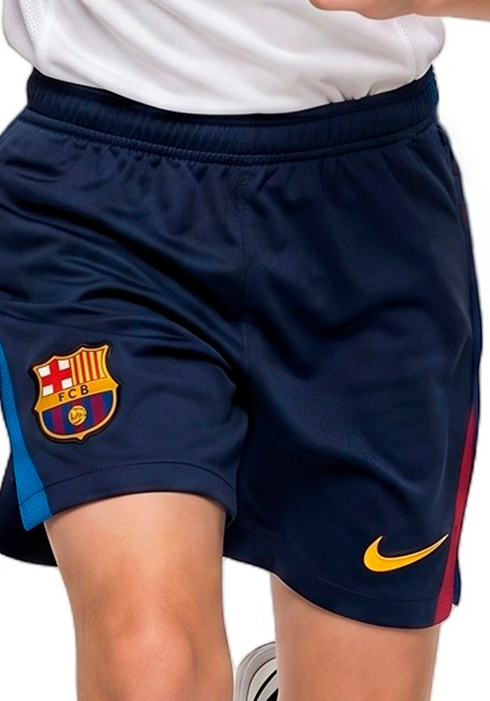 FC Barcelona Home Shorts 2026-2027 Kids Dark Blue