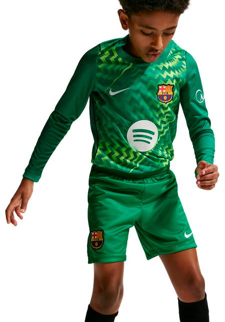 FC Barcelona Kids Goalkeeper Shorts 2026-2027 Green