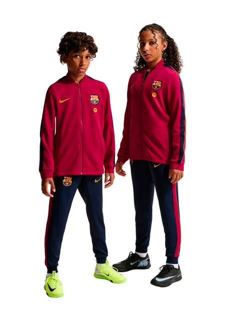 FC Barcelona Training Tracksuit 2026-2027 Kids Noble Red