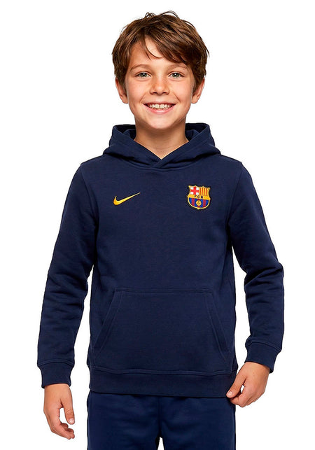 Sudadera FC Barcelona Fanswear 2026-2027 Azul Niño