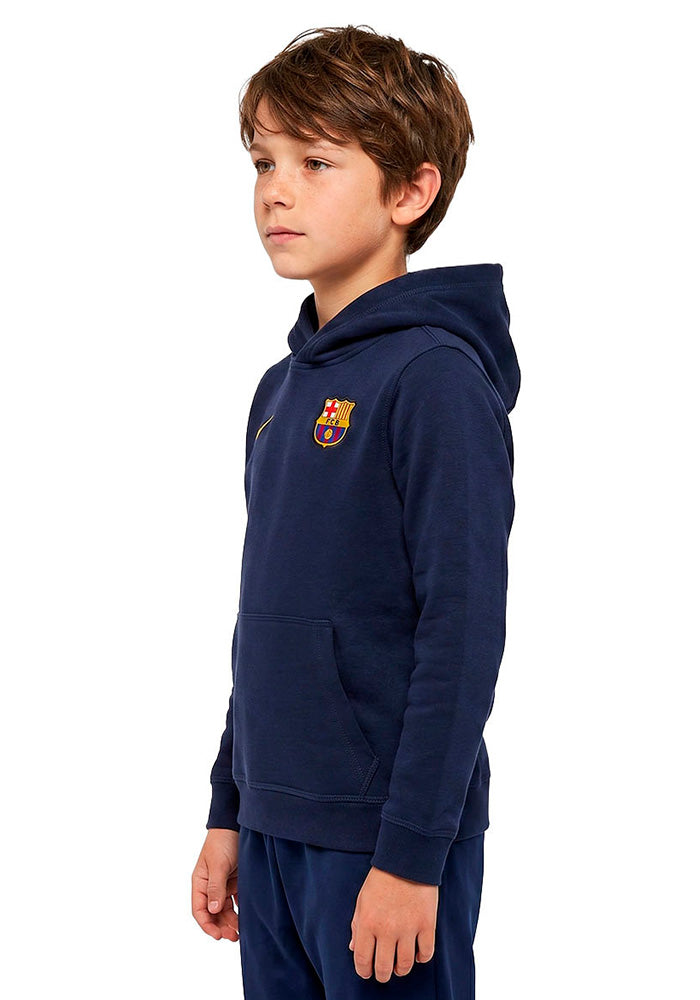 FC Barcelona Kids Fanswear Hoodie 2026-2027 Blue