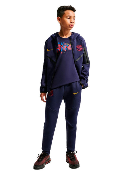 FC Barcelona Fanswear Trousers 2026-2027 Kids Dark Blue