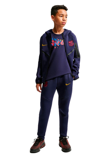 Pantalón largo Fc Barcelona Fanswear 2026-2027 Azul oscuro Niño