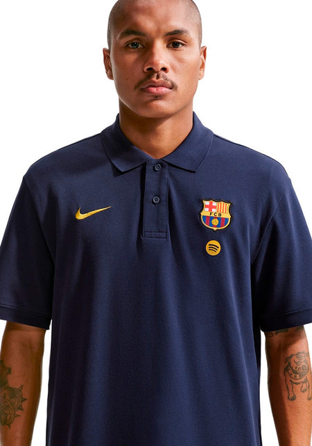 Polo Fc Barcelona Fanswear 2026-2027 Azul