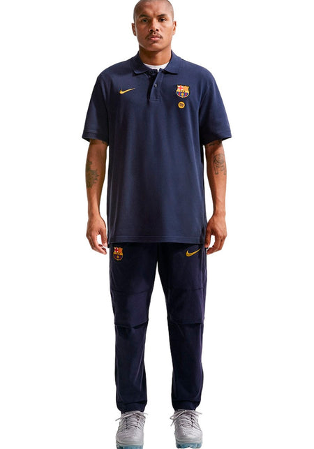 Polo Fc Barcelona Fanswear 2026-2027 Azul