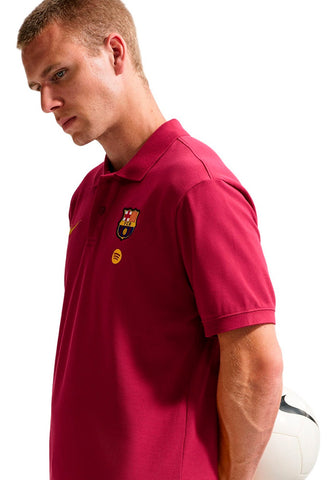 FC Barcelona Fanswear Polo Shirt 2026-2027 Red