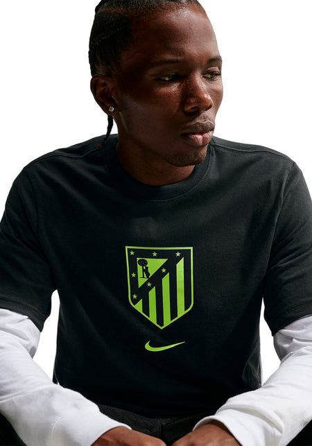 Atlético de Madrid Fanswear T-Shirt 2026-2027 Black