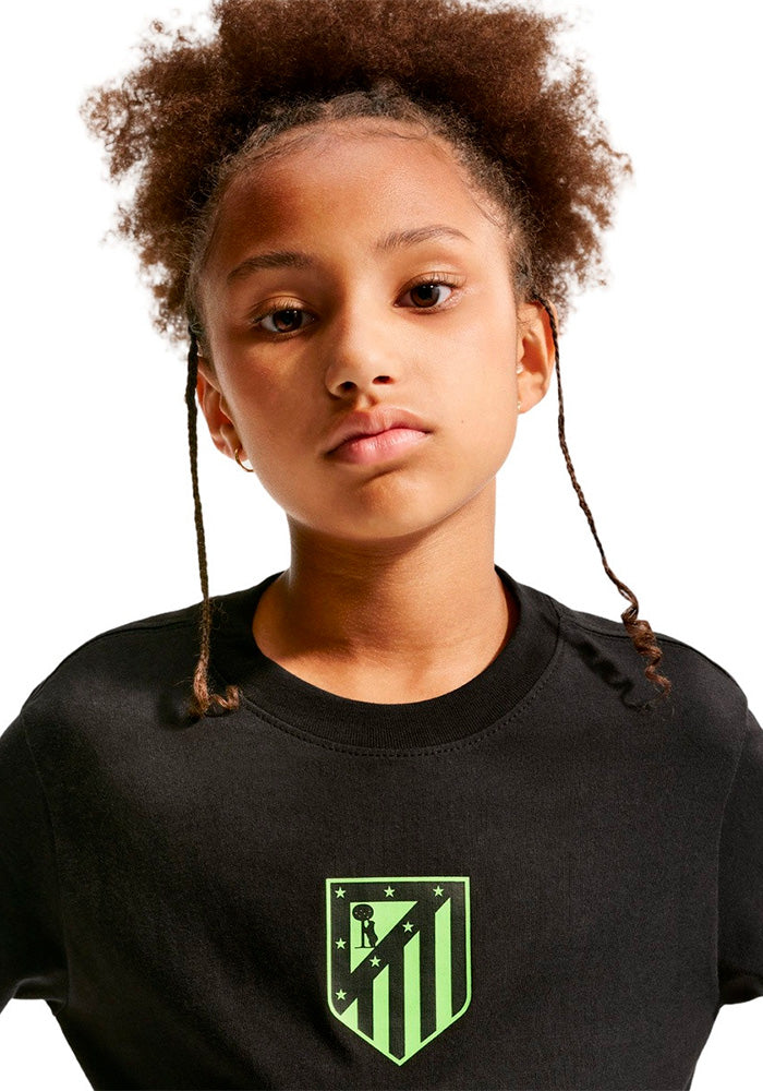 Atlético de Madrid Kids Fanswear T-Shirt 2026-2027 Black