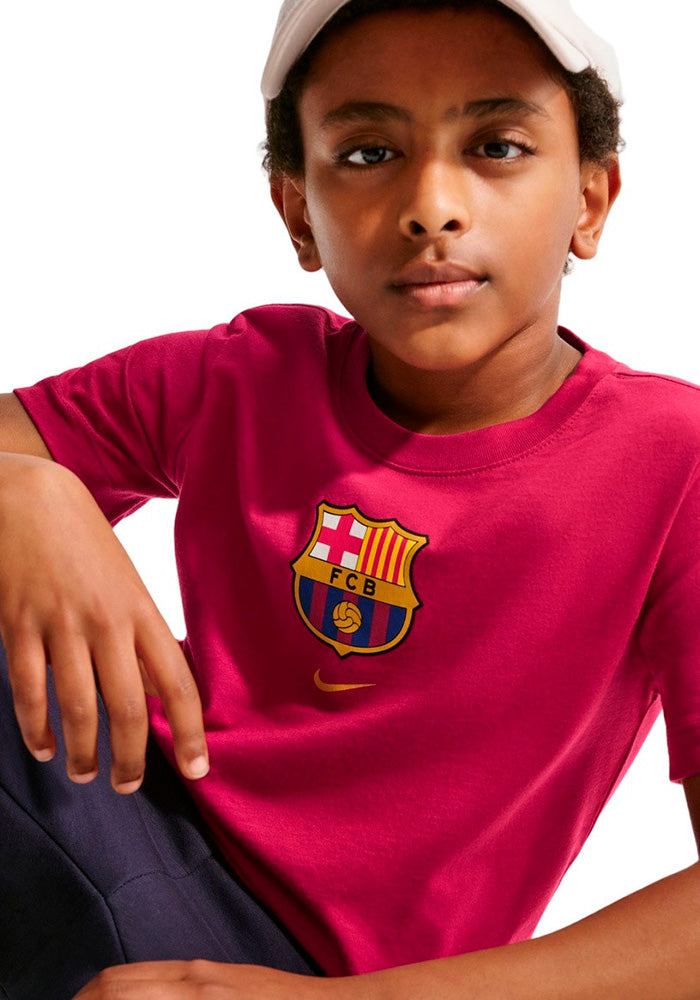 FC Barcelona Fanswear T-Shirt 2026-2027 Kids Maroon