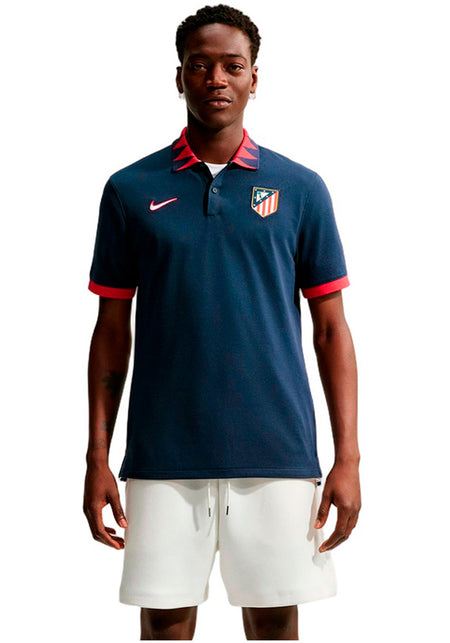 Atlético de Madrid Fanswear Polo Shirt 2026-2027 Obsidian