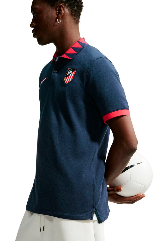 Atlético de Madrid Fanswear Polo Shirt 2026-2027 Obsidian