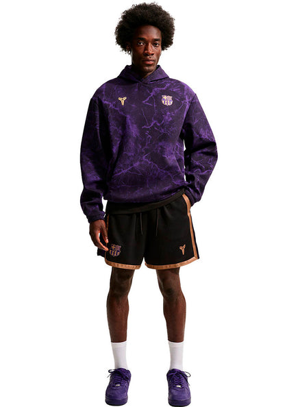 FC Barcelona Fanswear Shorts 2026-2027 Black-Field Purple