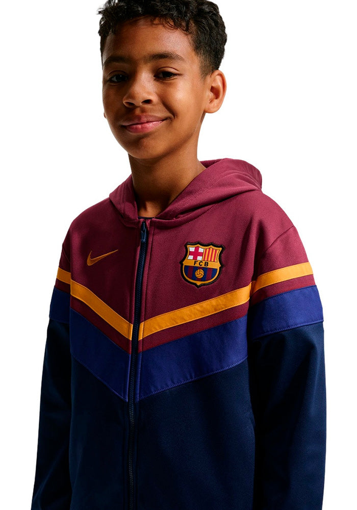 FC Barcelona Fanswear Tracksuit 2026-2027 Kids Black
