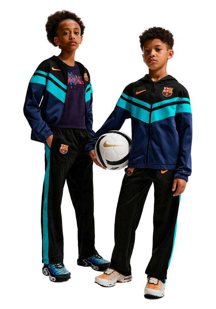 FC Barcelona Fanswear Tracksuit 2026-2027 Kids Blue
