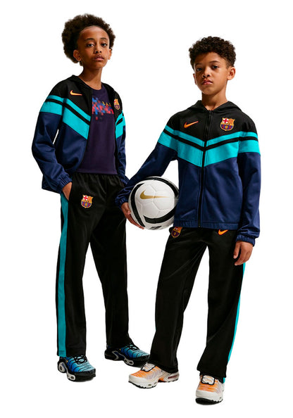 FC Barcelona Fanswear Tracksuit 2026-2027 Kids Blue
