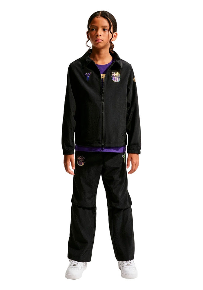 FC Barcelona Fanswear Jacket 2026-2027 Kids Black-Elemental