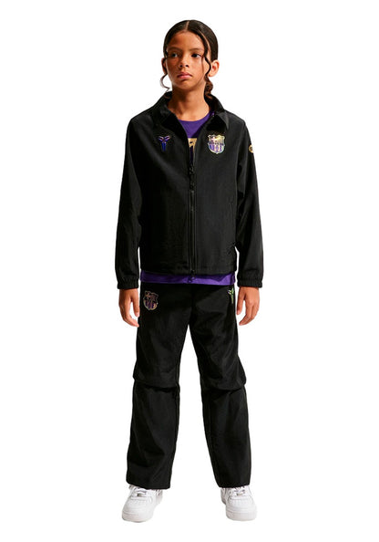 FC Barcelona Fanswear Jacket 2026-2027 Kids Black-Elemental
