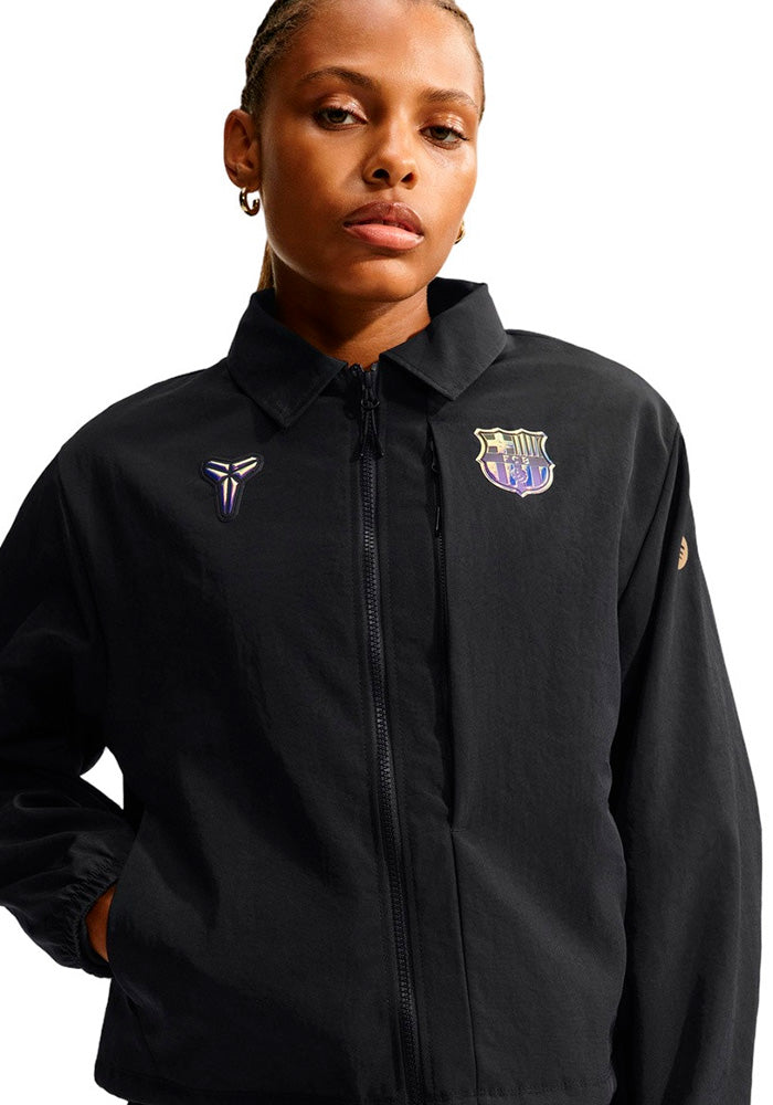 FC Barcelona Fanswear Jacket 2026-2027 Women's Blackened Blue