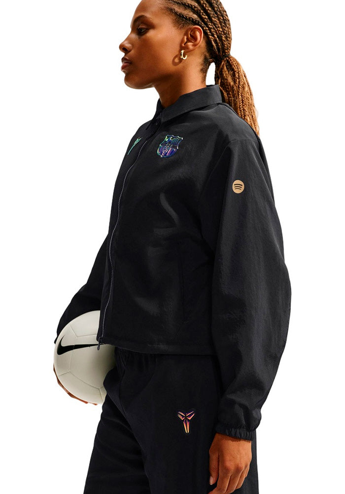 FC Barcelona Fanswear Jacket 2026-2027 Women's Blackened Blue