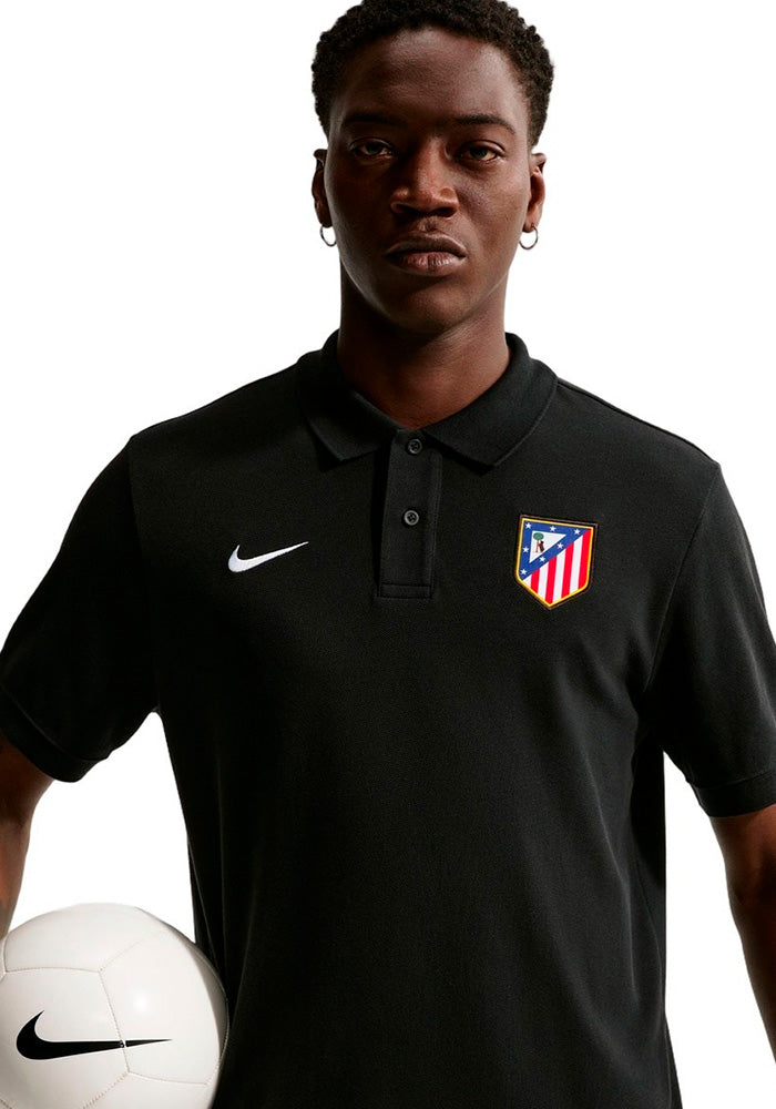 Atlético de Madrid Fanswear Polo Shirt 2026-2027 Black