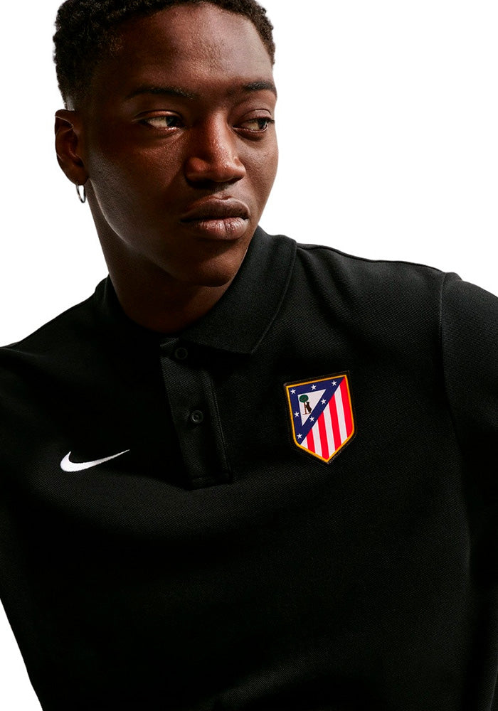 Atlético de Madrid Fanswear Polo Shirt 2026-2027 Black