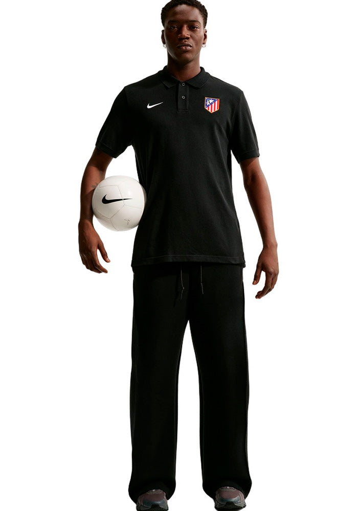 Atlético de Madrid Fanswear Polo Shirt 2026-2027 Black