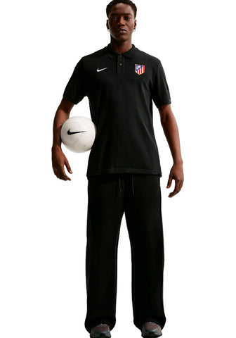 Atlético de Madrid Fanswear Polo Shirt 2026-2027 Black