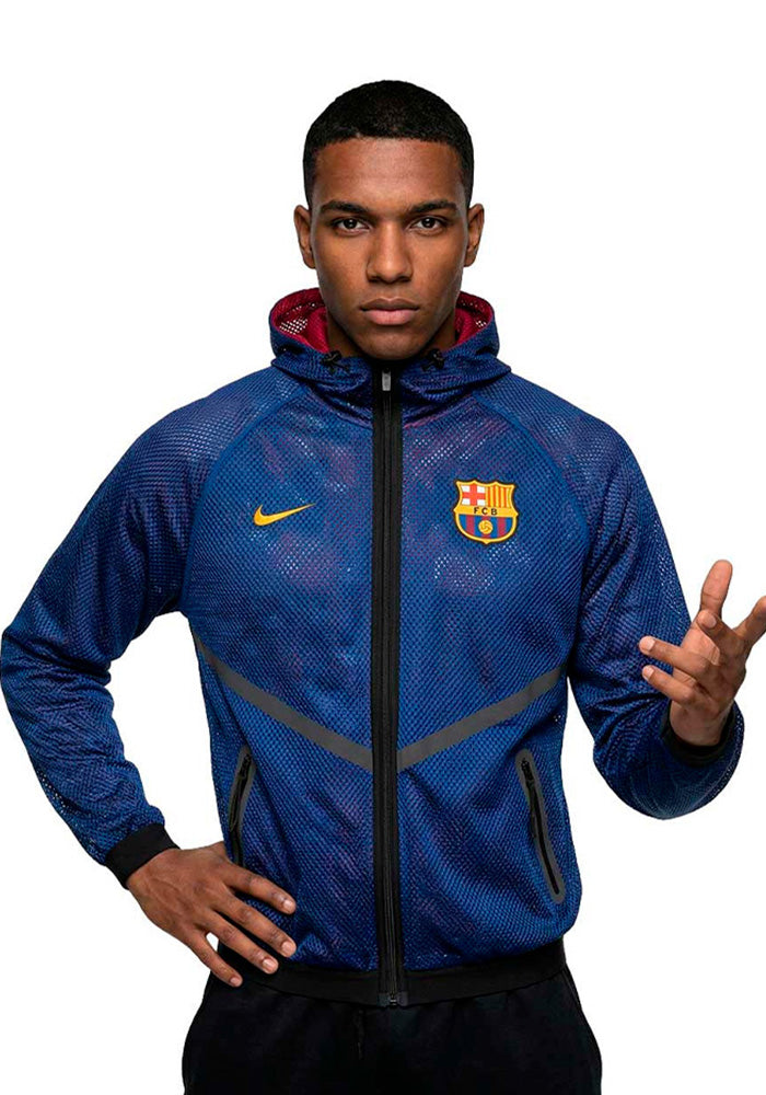 FC Barcelona Pre-Match Jacket 2026-2027 Blue