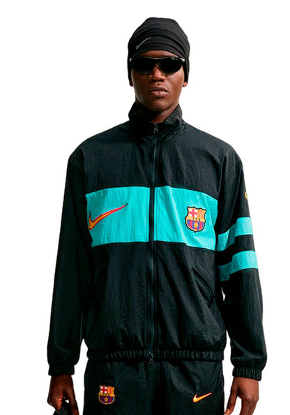 FC Barcelona Fanswear Jacket 2026-2027 Black-Green