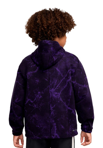 Sudadera Fc Barcelona Fanswear 2026-2027 Black-Purple Niño