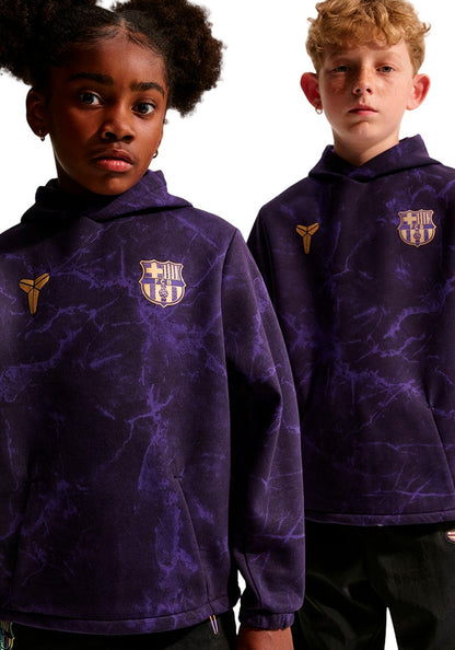 Sudadera Fc Barcelona Fanswear 2026-2027 Black-Purple Niño