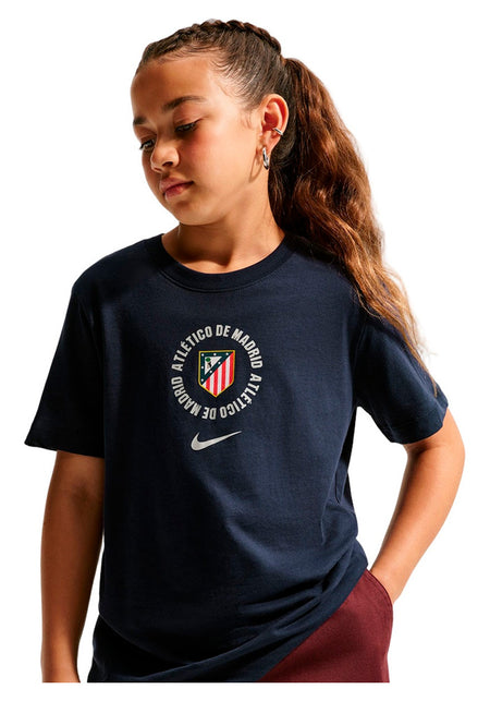 Atlético de Madrid Fanswear Shirt 2026-2027 Kids Obsidian