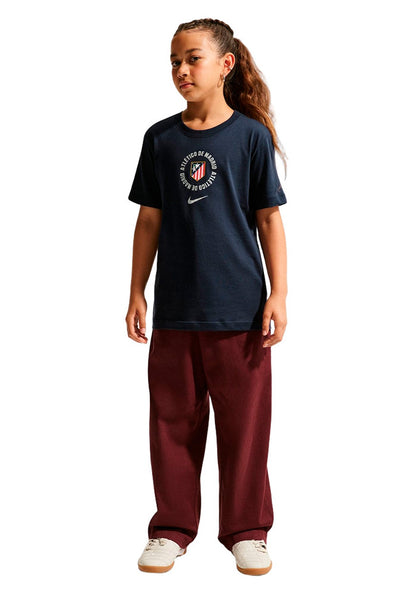 Atlético de Madrid Fanswear Shirt 2026-2027 Kids Obsidian