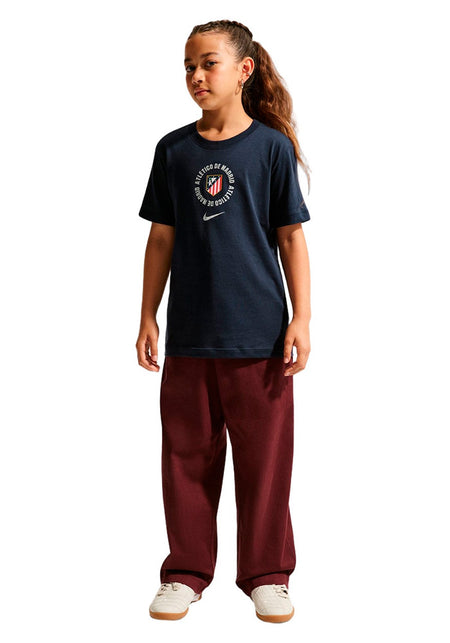 Atlético de Madrid Fanswear Shirt 2026-2027 Kids Obsidian