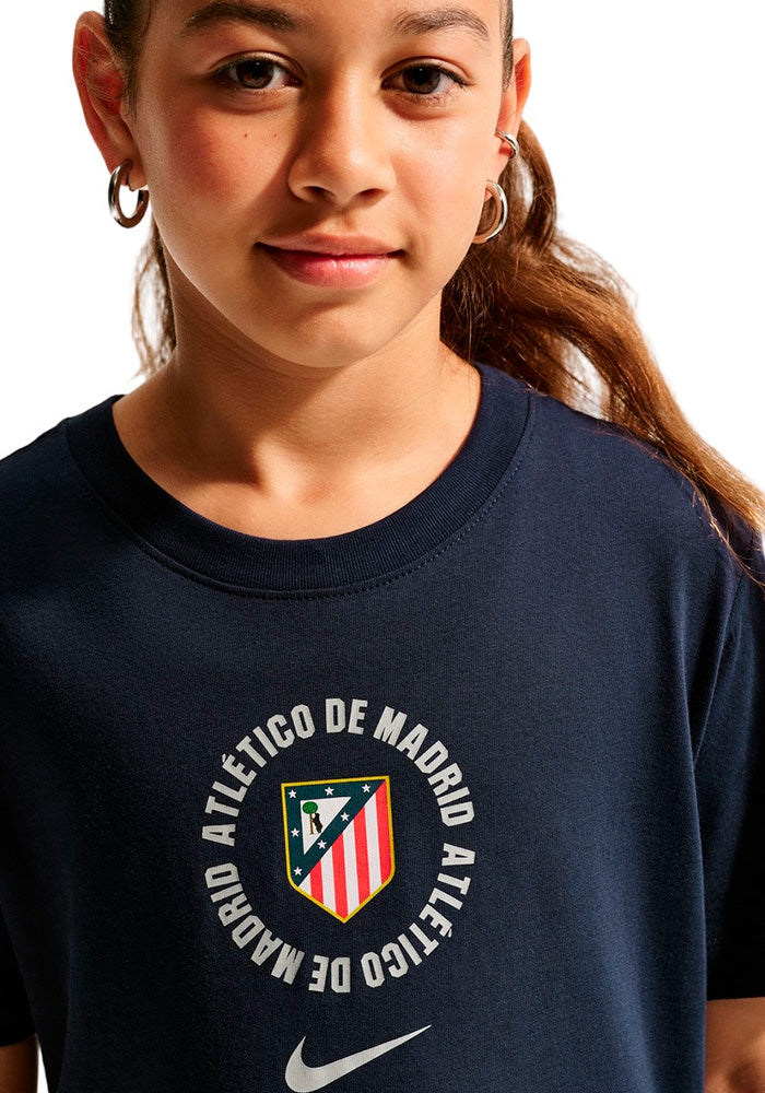 Atlético de Madrid Fanswear Shirt 2026-2027 Kids Obsidian